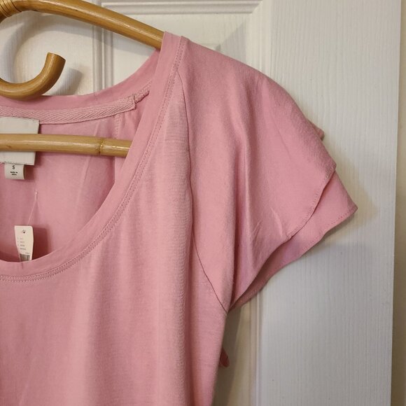 Maeve flutter sleeved tee shirt NWT - Picture 2 of 11